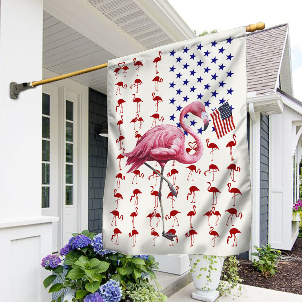 Flamingo Flag Flamingo American Flag – Flagwix
