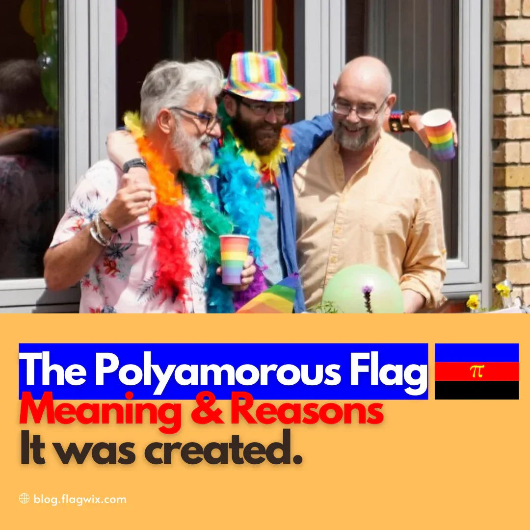 Polyamorous Flag: Colors, Pi Symbol & Meaning | Flagwix