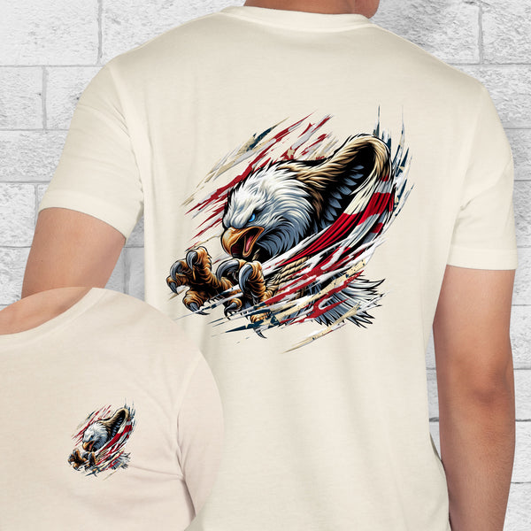 Patriotic Eagle 4th Of july T-Shirt TQN3149TS
