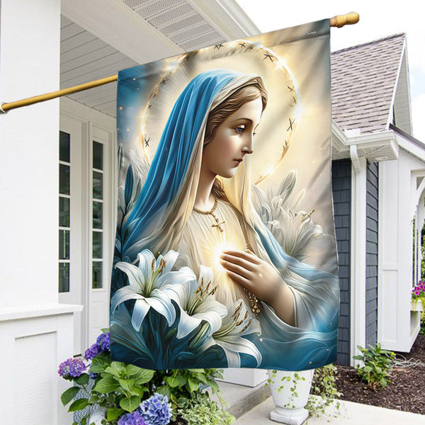 FLAGWIX Blessed Virgin Mother Mary Flag
