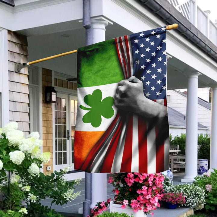 irish shamrock flag