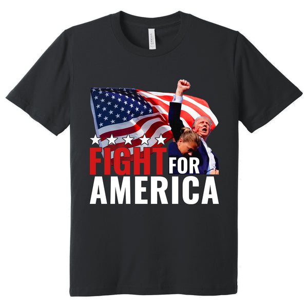Fight for America, Donald Trump Shooting Voting Felon T-shirts