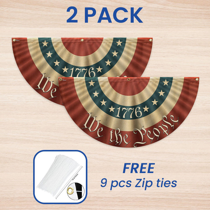 4th of july american bunting 