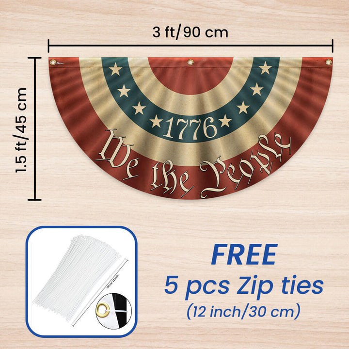 4th of july bunting flags