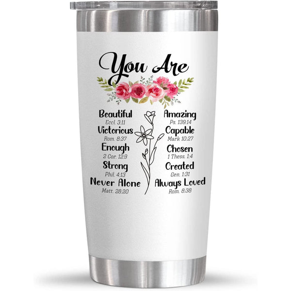 You Are Christian Inspiration Gift 20oz Tumbler