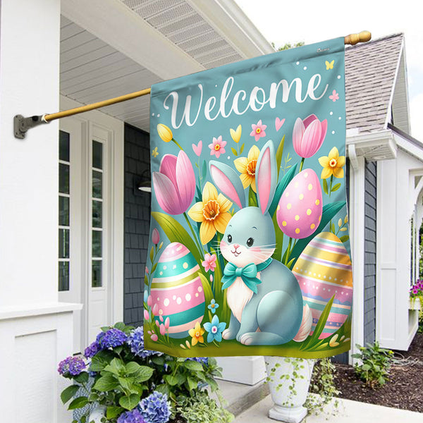 FLAGWIX  Happy Easter Bunny Flag TQN2491F