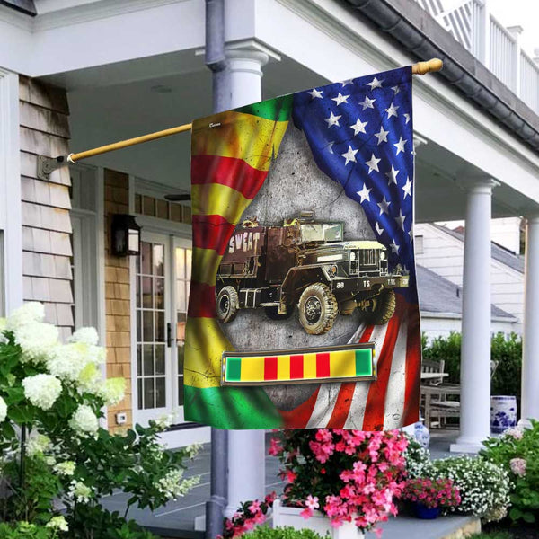Vietnam Veteran Flag Gun Truck "Cold Sweat" DBD2687Fv7