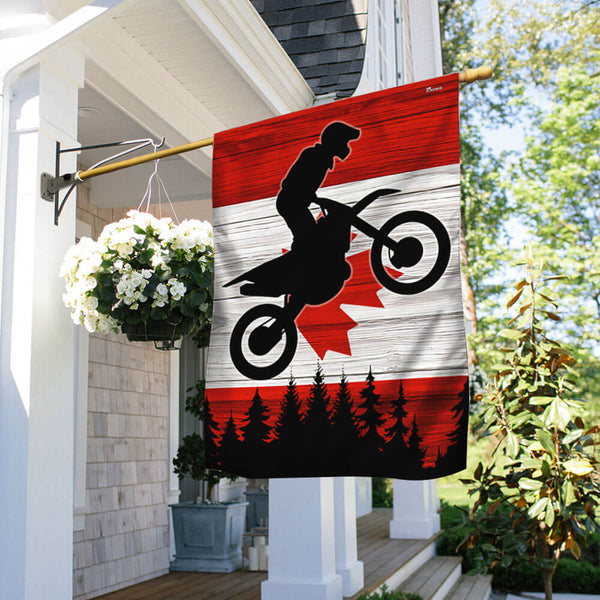 Motocross  Canada Canadian Flag TPT1545Fv1
