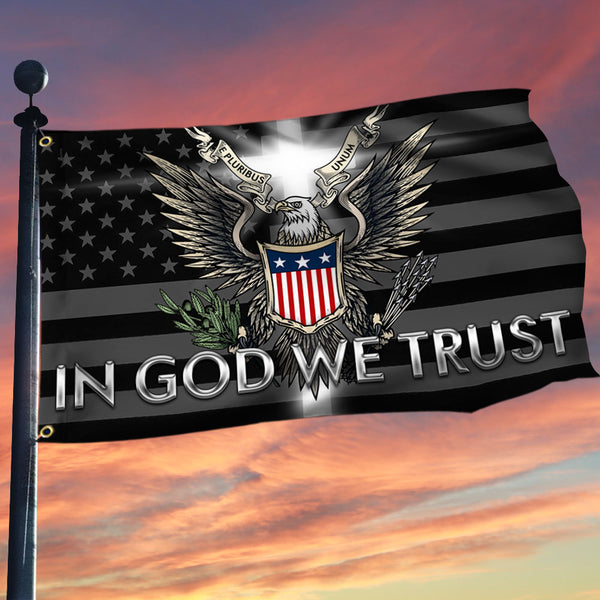 American Grommet Flag In God We Trust