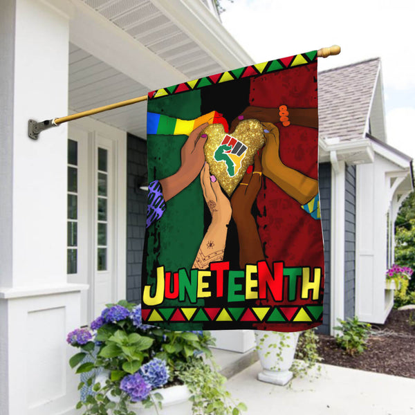 Juneteenth Black History Month Flag NTB18F