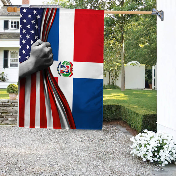 Dominican-American Flag