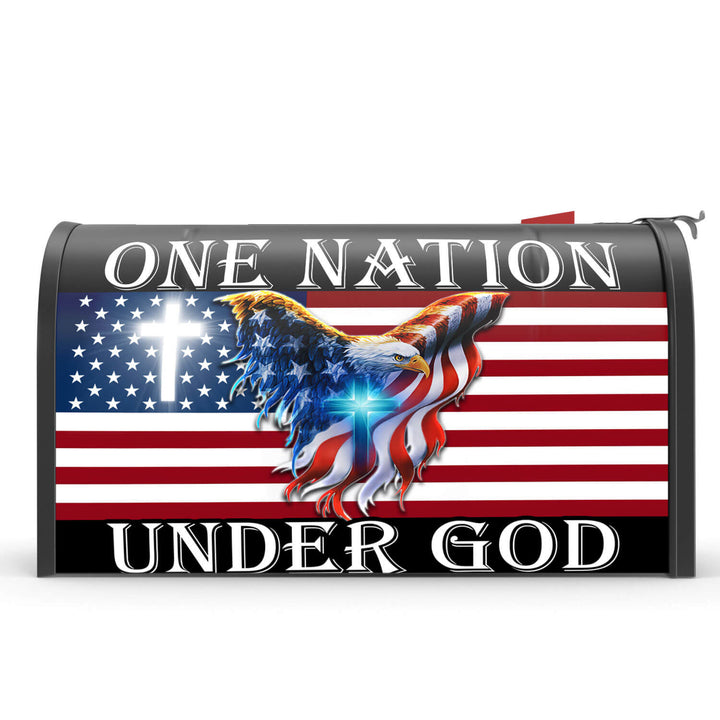 American flag mailbox cover