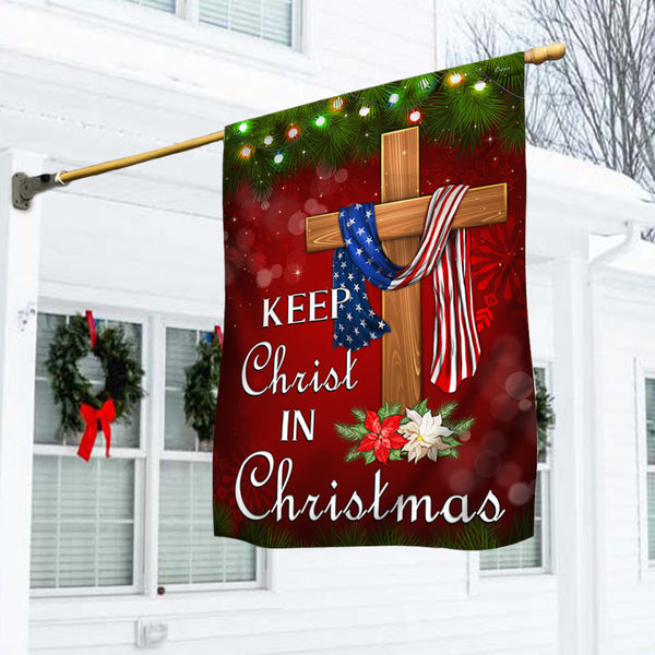 Keep Christ In Christmas Flag TQN748F