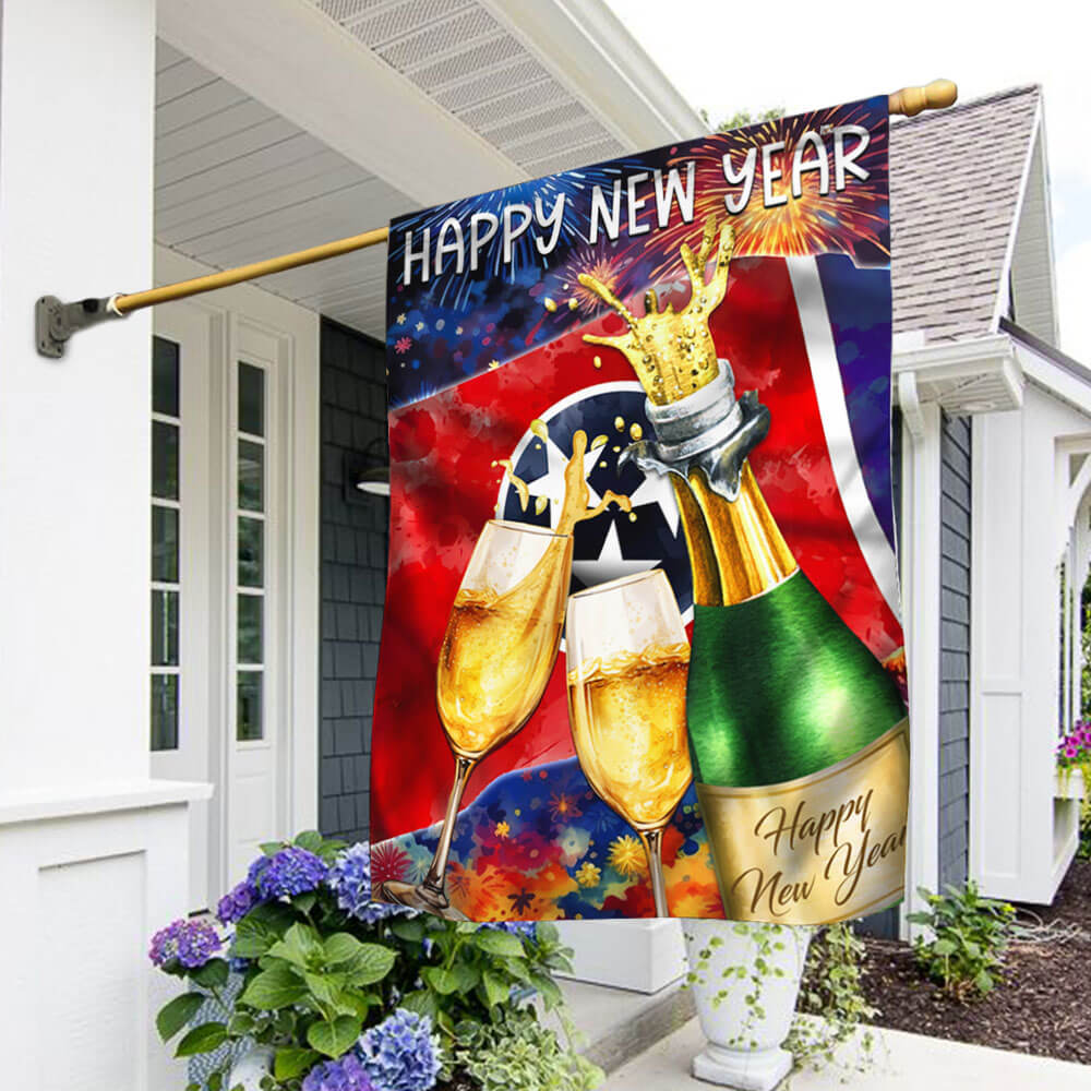 2296 Year FLAGWIX Tennesse Happy New Year Flag MLN2296Fv2 – Flagwix
