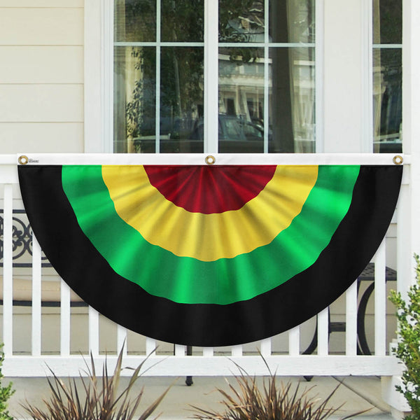 Juneteenth Non-Pleated Fan Flag MLN3270FL