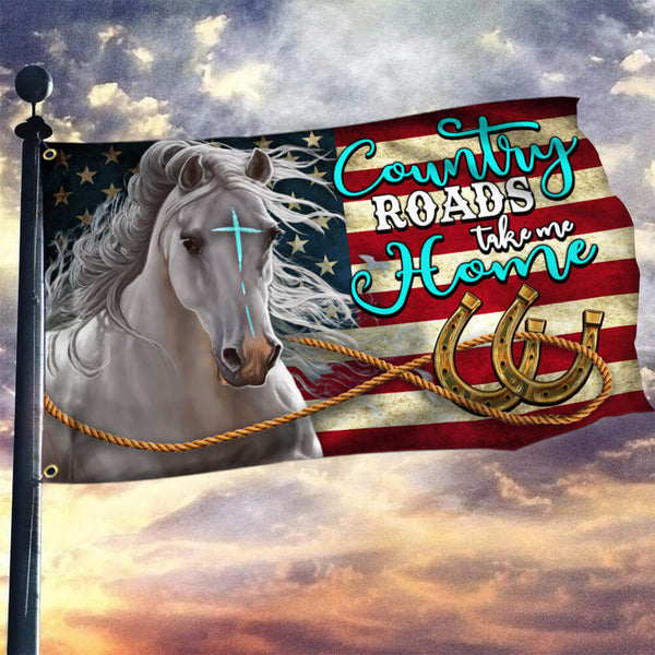 Horse Grommet Flag WF Unique NTB251GF