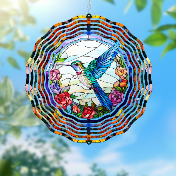 Hummingbird Wind Spinner