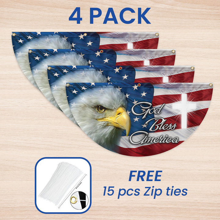 God Bless America 4th of July Bunting