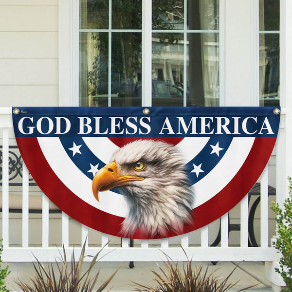 God Bless America fan flag