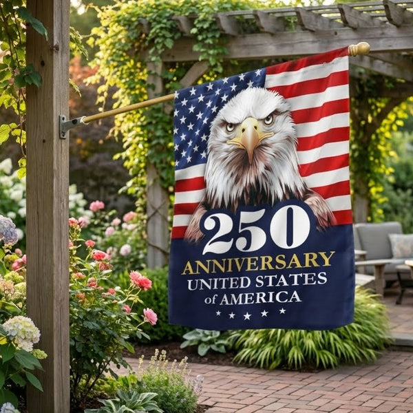 Flagwix American Flag - 250 Anniversary 1776 2026 United States Of America Patriotic Eagle