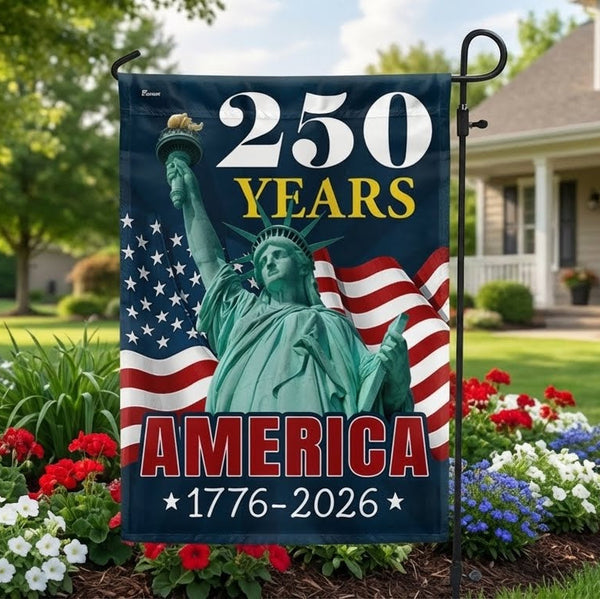 America Flag | 250th Anniversary of The U.S. Canvas Flag