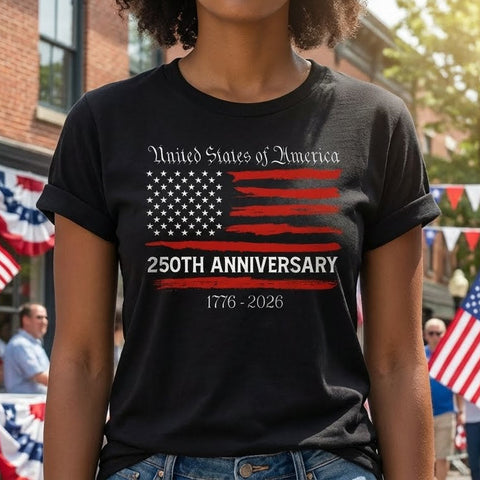 250th Anniversary Semiquincentennial patriotic t-shirt 1776 2026