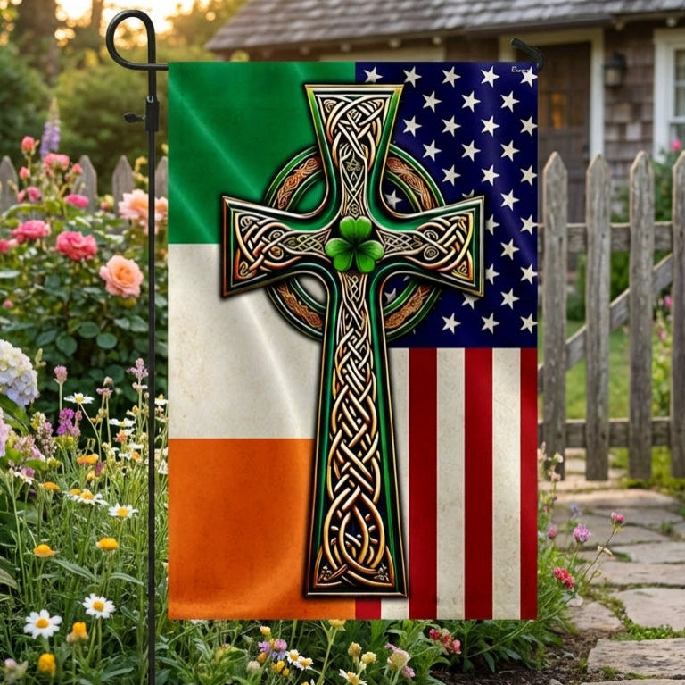 FLAGWIX Irish Celtic Knot Cross St. Patrick's Day Flag – Flagwix