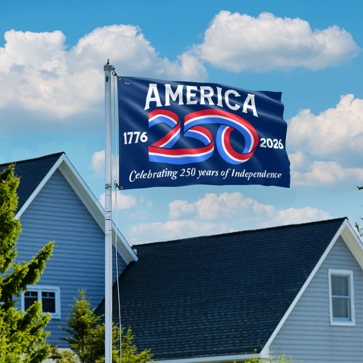 250th anniversary of america flag