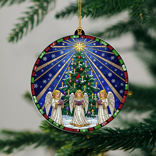 Christian Angel Cardinal Ornament | Traditional Christmas Ornament