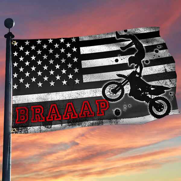 Dirt Bike Motocross Grommet Flag