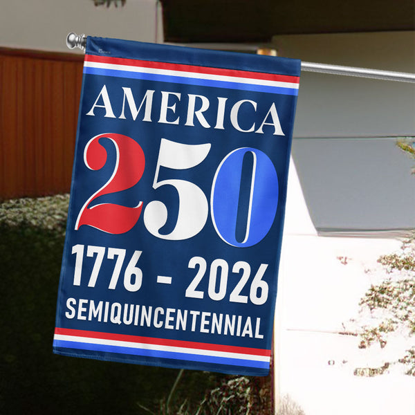 Flagwix American Flag - 250th Anniversary U.S. Semiquincentennial House Flag