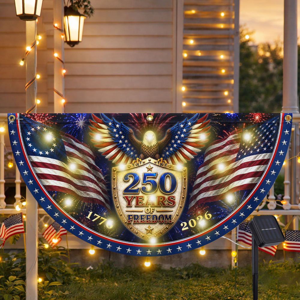 250th birthday patriotic fan flag - Perfect for Celebrations – Flagwix