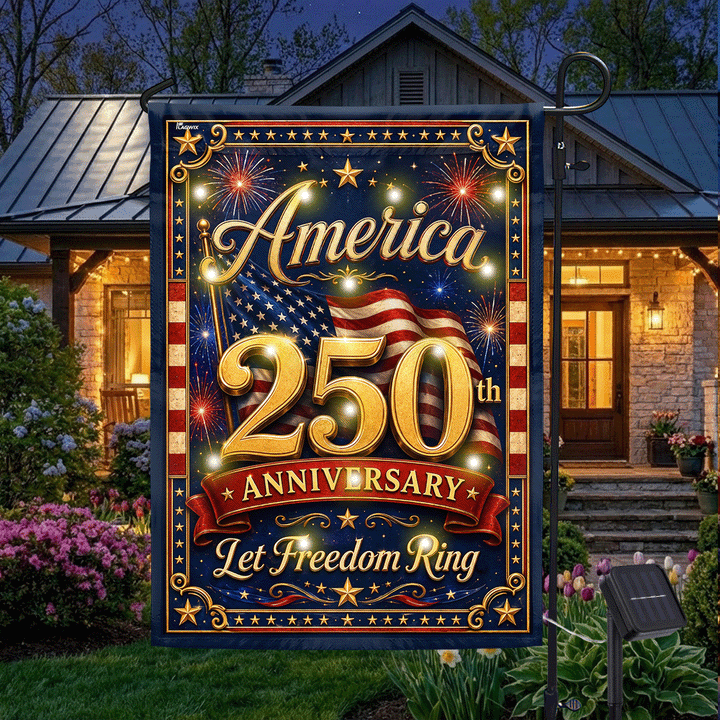 250th Anniversary Solar Garden Flag - Celebrate with Style – Flagwix