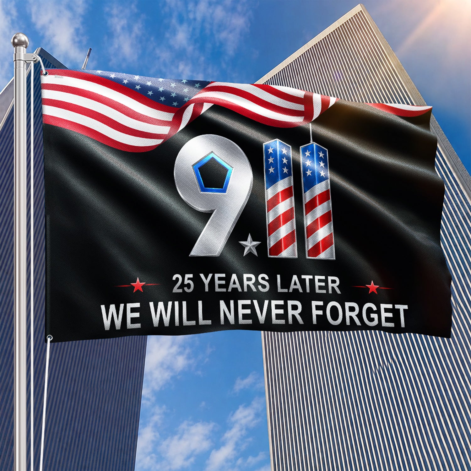 9/11 Memorial Tribute Flags | September 11 Memorial Flags – Flagwix