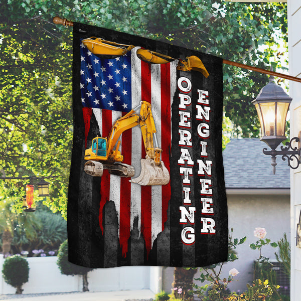 Operating Engineer American Flag MLH2018F