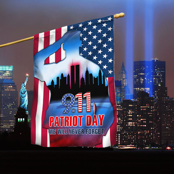Patriot Day 911 September 11 9/11 Never Forget Flag TQN1590F