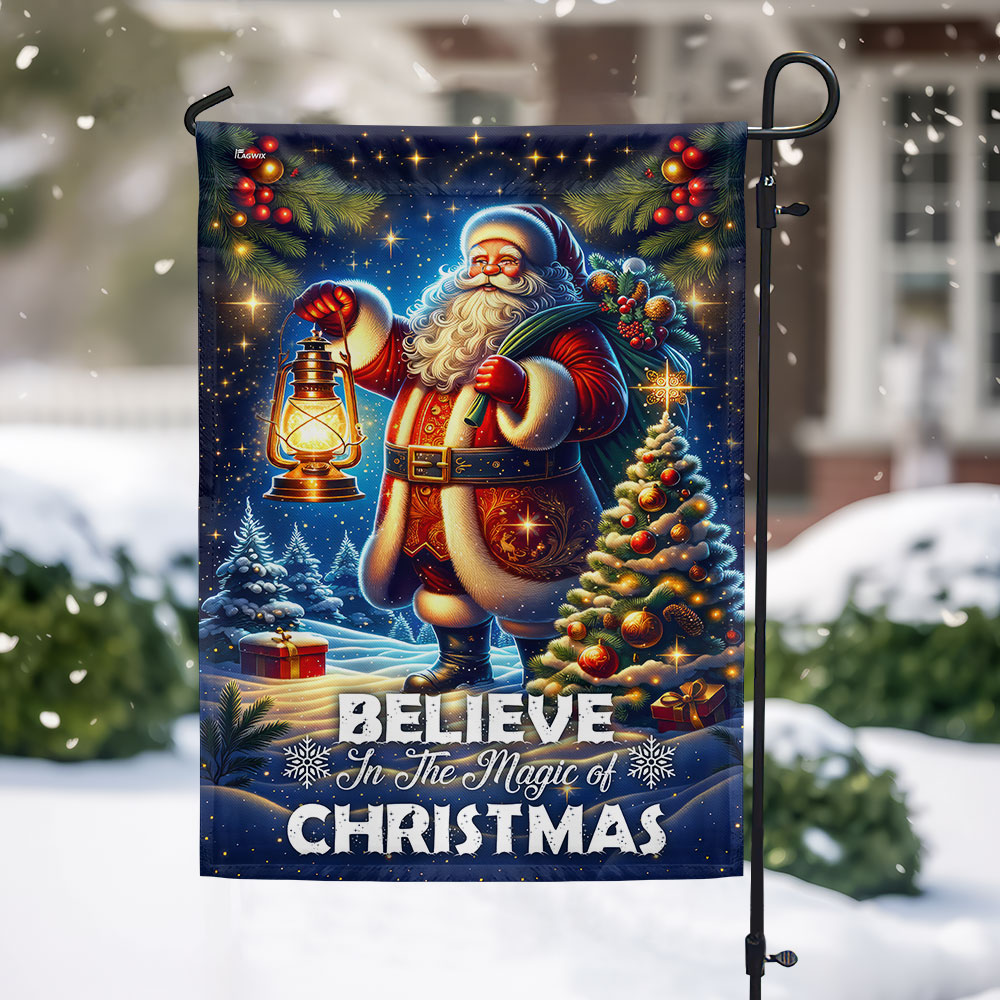 Santa Mini Flags Santa Claus Christmas Flag – Flagwix
