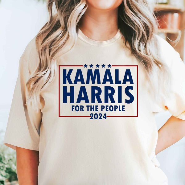 President Kamala Harris 2024 Shirt Kamala Harris For The People 2024 Comfort Color T-Shirt