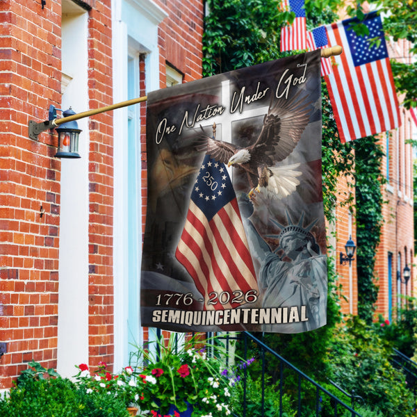One Nation Under God 1776-2026 Flag | Semiquincentennial American Flag