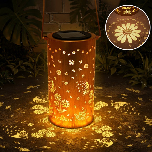 Butterfly Solar Lantern for Meaningful Outdoor Hanging Garden Decor