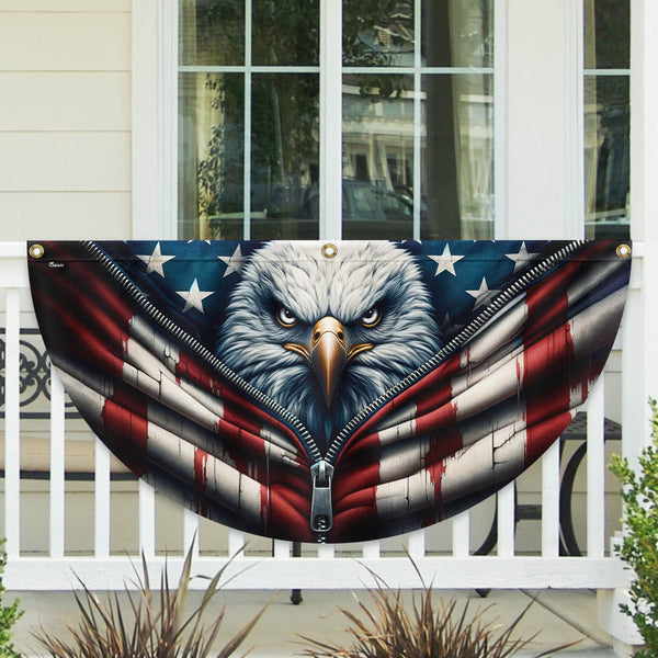 Patriotic Eagle Flag