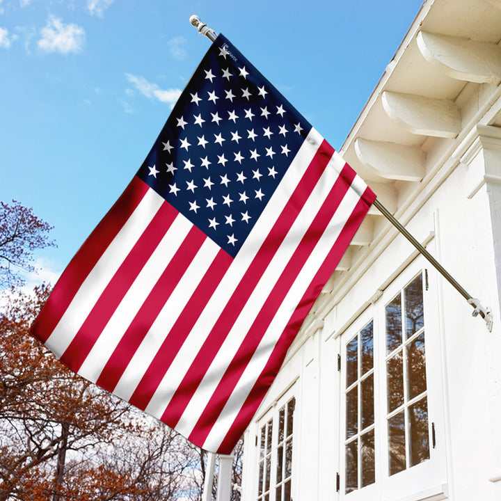 Patriotic House Flag


