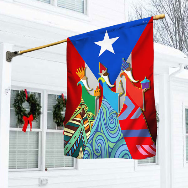 Three Kings Day Puerto Rico Flag We Three Kings Three Wise Men TQN732F
