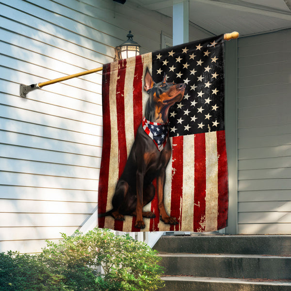 Doberman Pinscher Flag