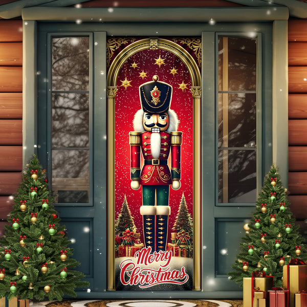 Nutcracker Christmas Winter Holidays Door Cover TQN4317D
