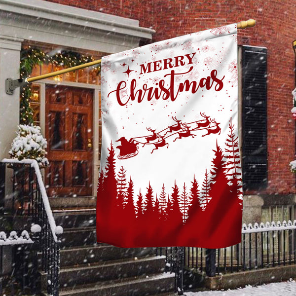 Merry Christmas Flag Santa Claus TQN509F