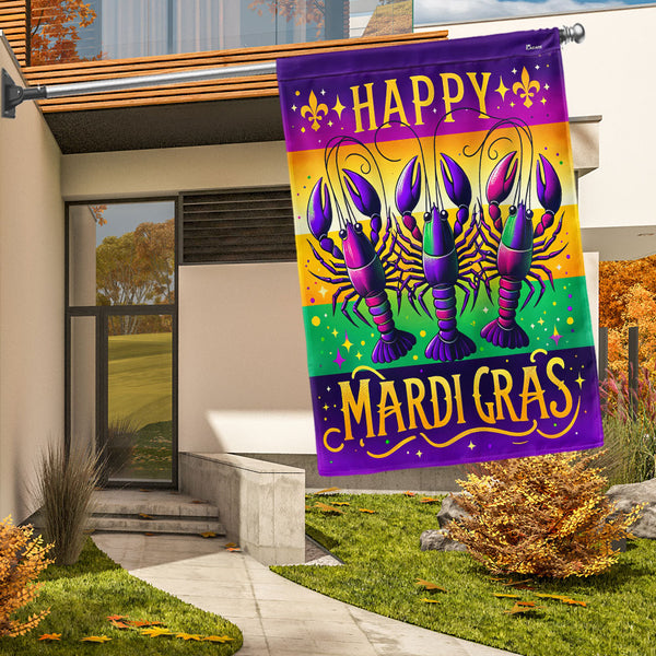 FLAGWIX  Mardi Gras Crawfish Flag TQN2363F