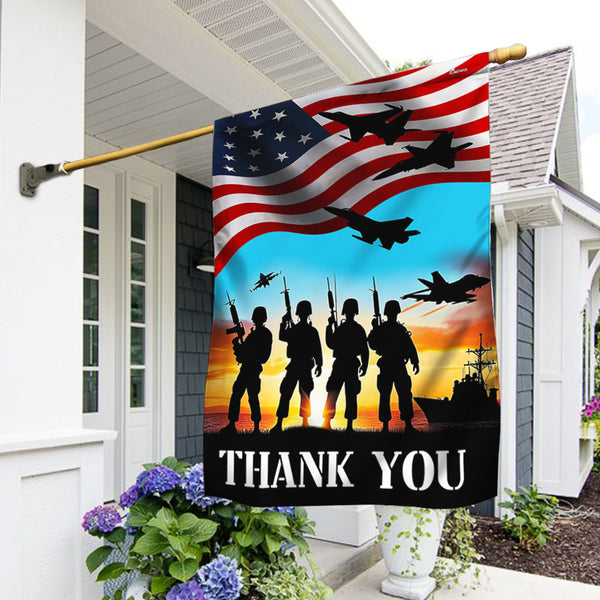 FLAGWIX  Thank You Veterans Memorial Day American Flag