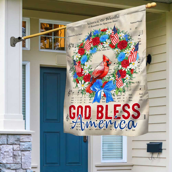 God Bless America 4th Of july Happy Independence Day Flag MLN1308F