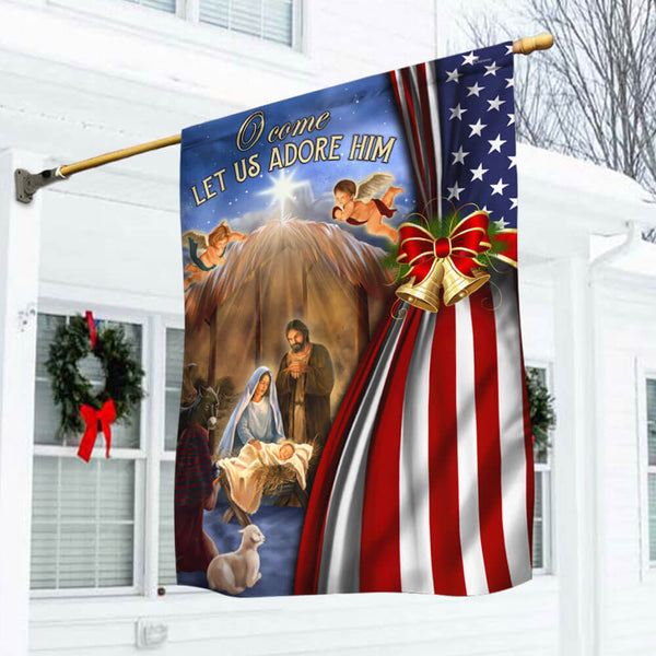 Christmas Nativity Of Jesus Flag THB3501Fv2